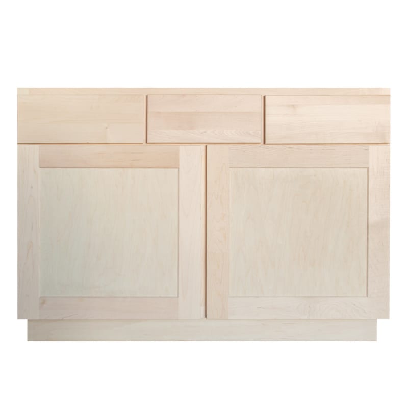 Unfinished vanity base sale